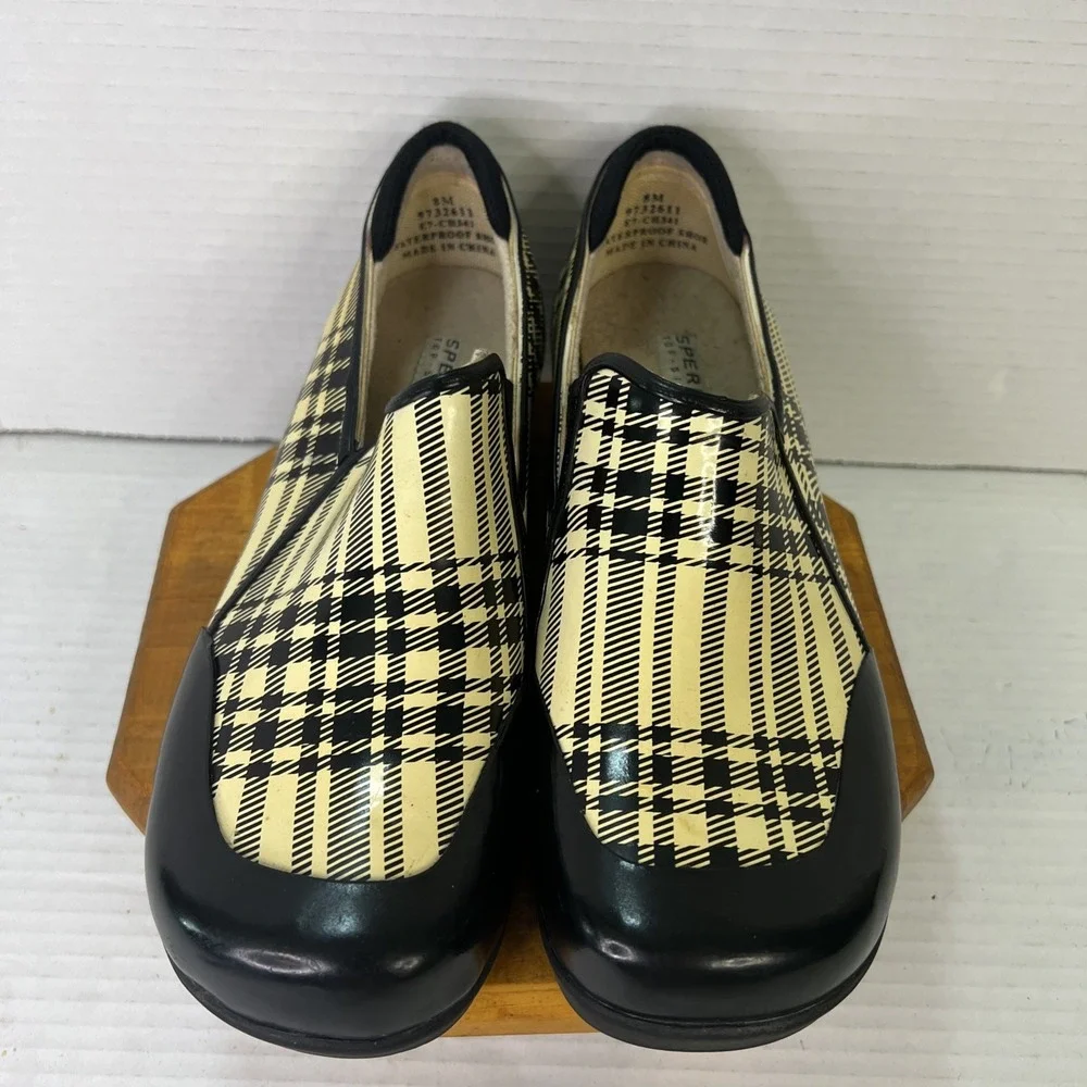 Sperry Top‎ Sider Waterproof Plaid Women's size 8M